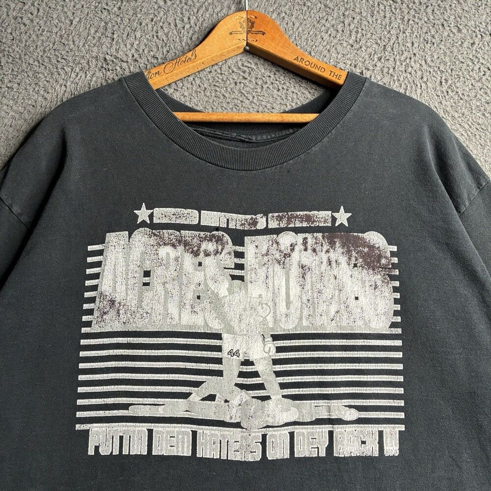 VTG Houston Acres Homes Hood T-Shirt Men XL SUC Z-Ro Rap Tee DJ Screw Faded